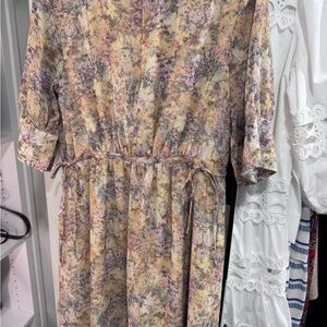 H&M Cream and Tan Garment